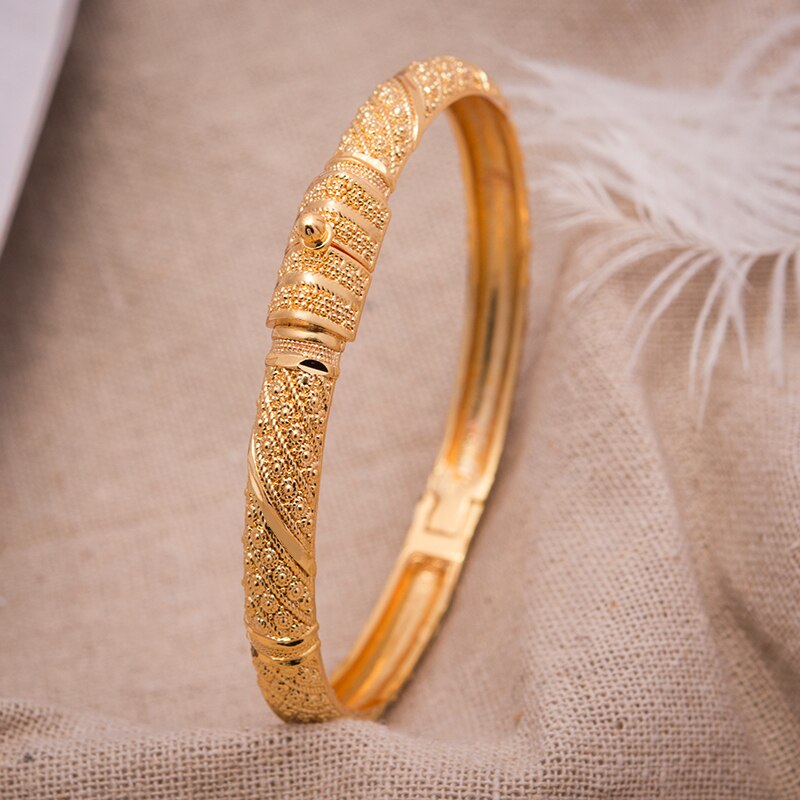 Gold Statement Bangle