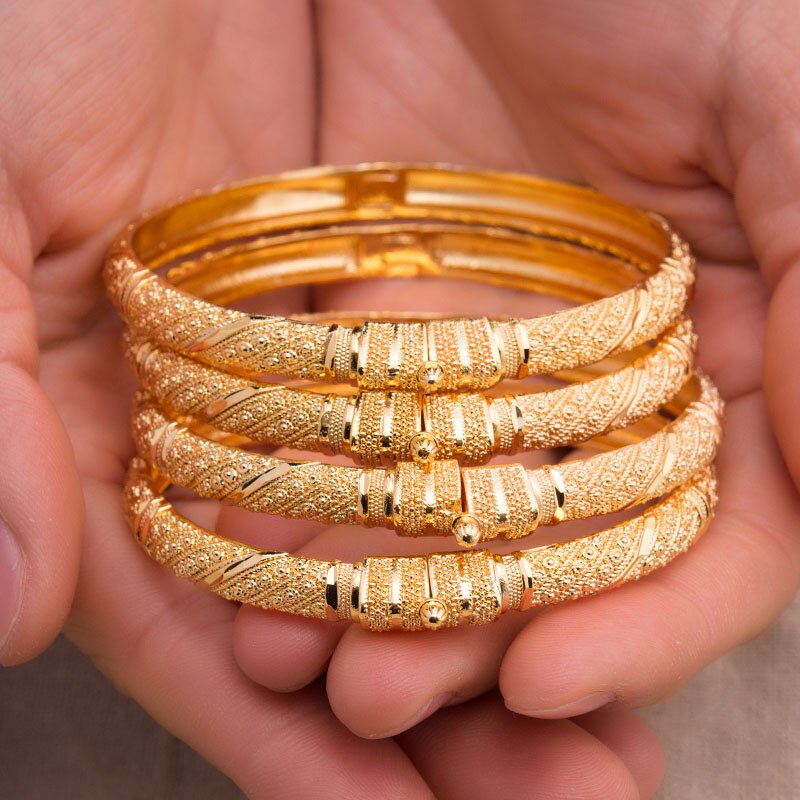 Gold Statement Bangle