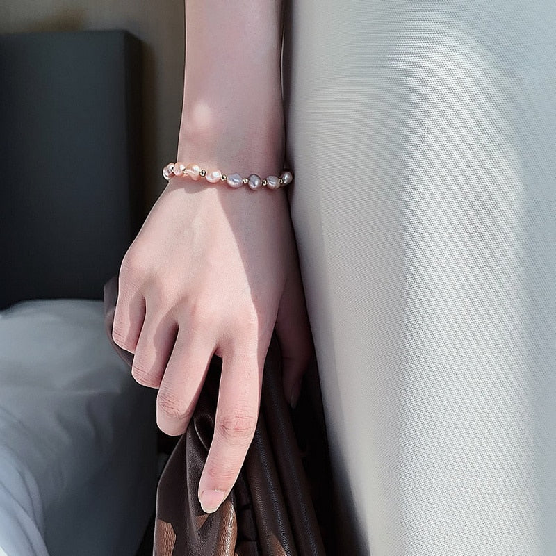Pink Pearl Bracelet