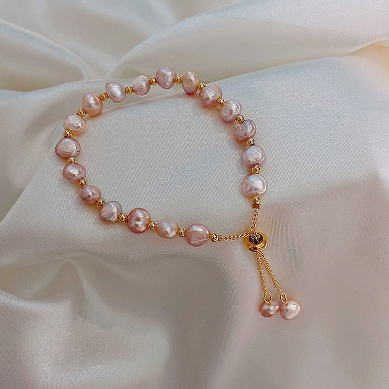 Pink Pearl Bracelet