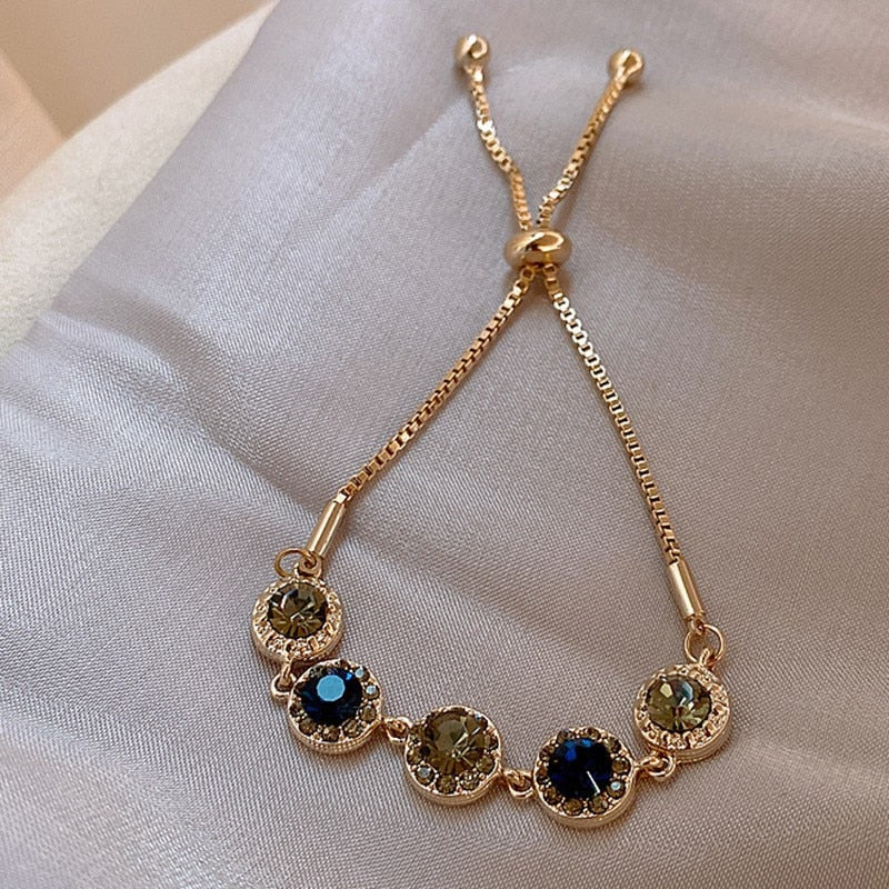 Ocean Gold Zircon Bracelet