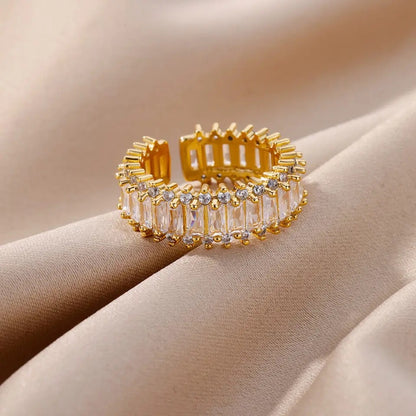 Gold Baguettes Ring