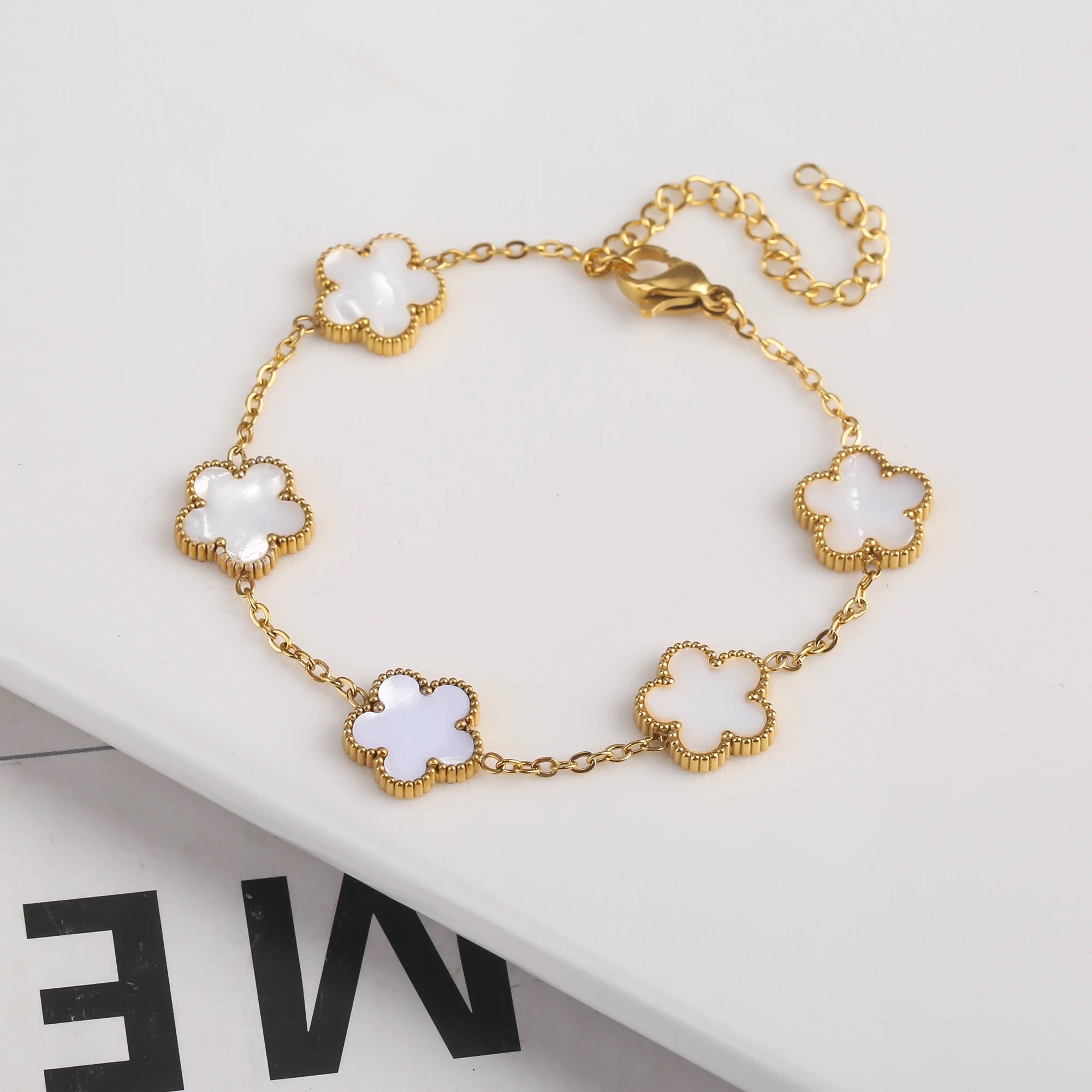 Golden Clover Bracelet