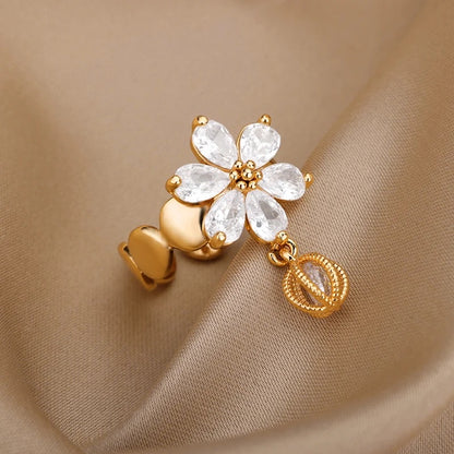 Golden Flower Ring