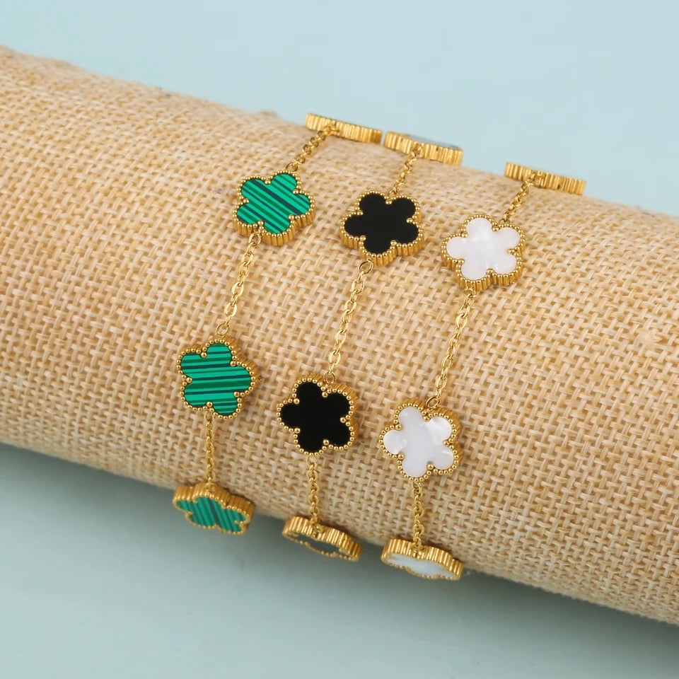 Golden Clover Bracelet