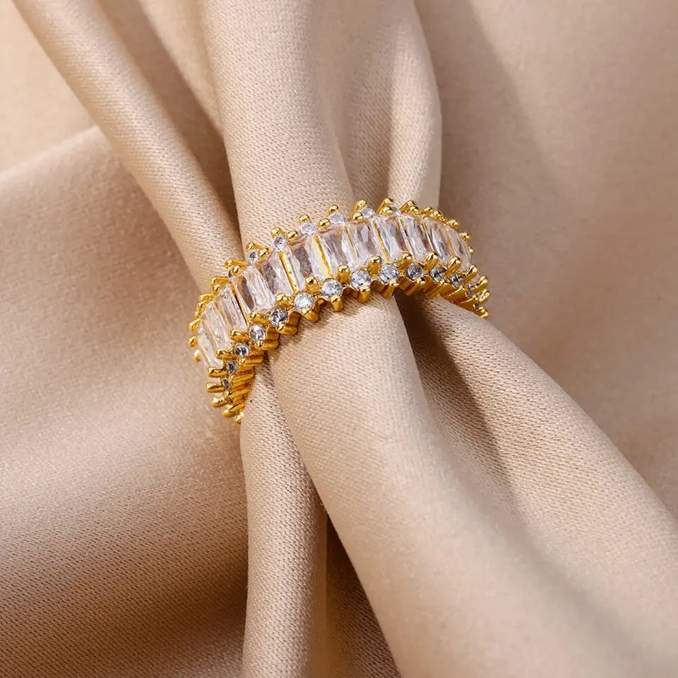 Gold Baguettes Ring