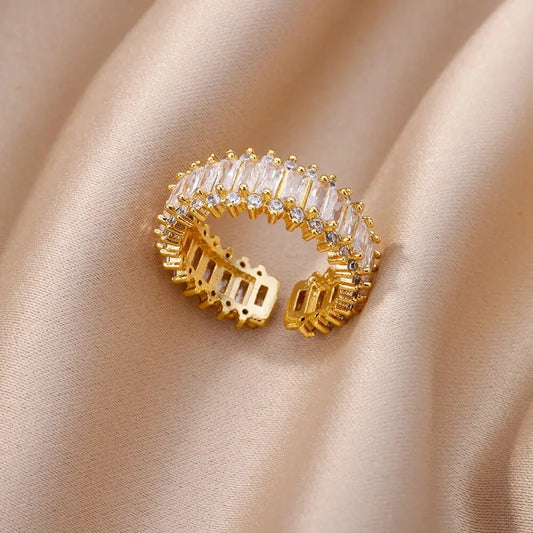 Gold Baguettes Ring