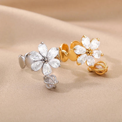 Golden Flower Ring