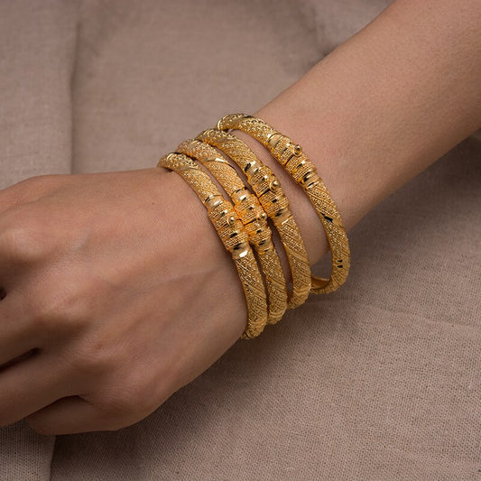 Gold Statement Bangle