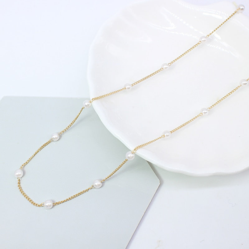 Pearl Beads Bracelet Chain