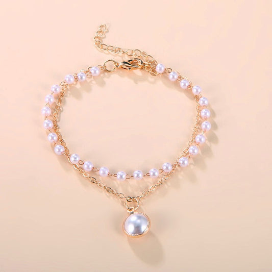 Two Layer Pearl Bracelet