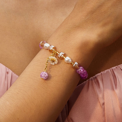 Blossom Crystal Beads Bracelet