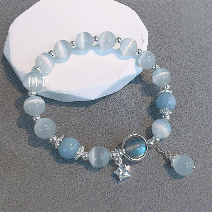 Opal Frozen Crystal Bracelet