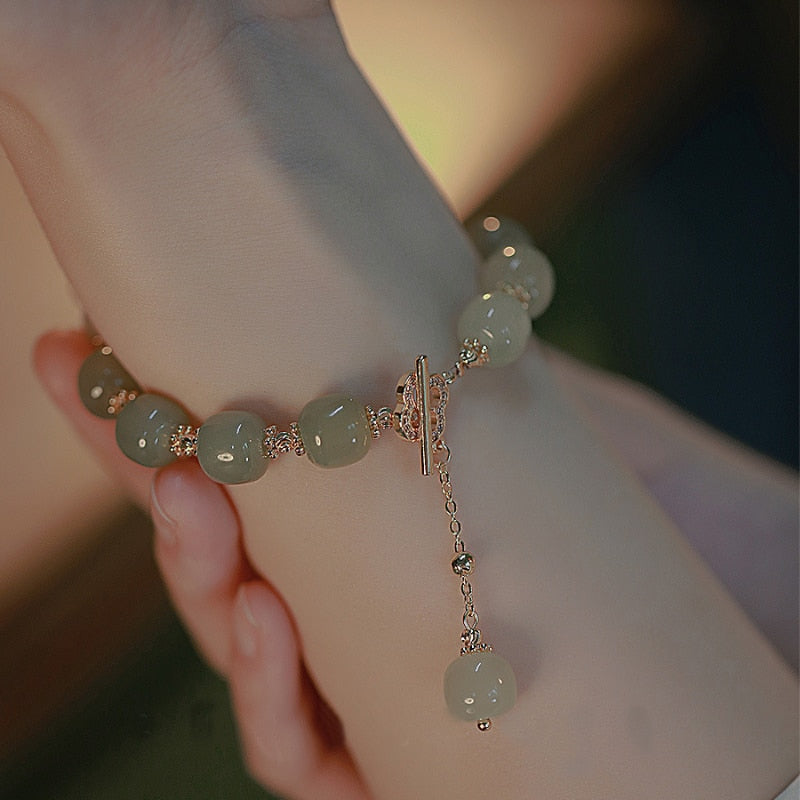 Jade Bead Bracelet
