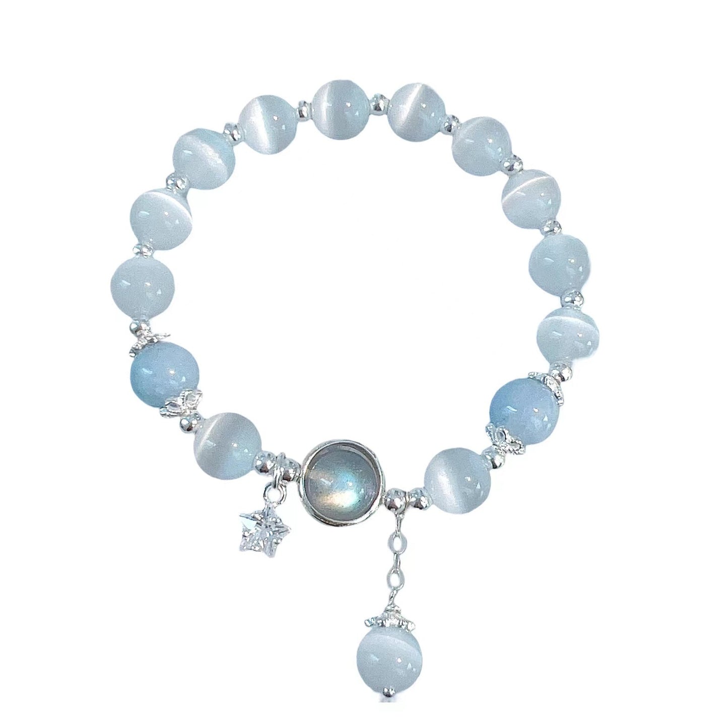 Opal Frozen Crystal Bracelet