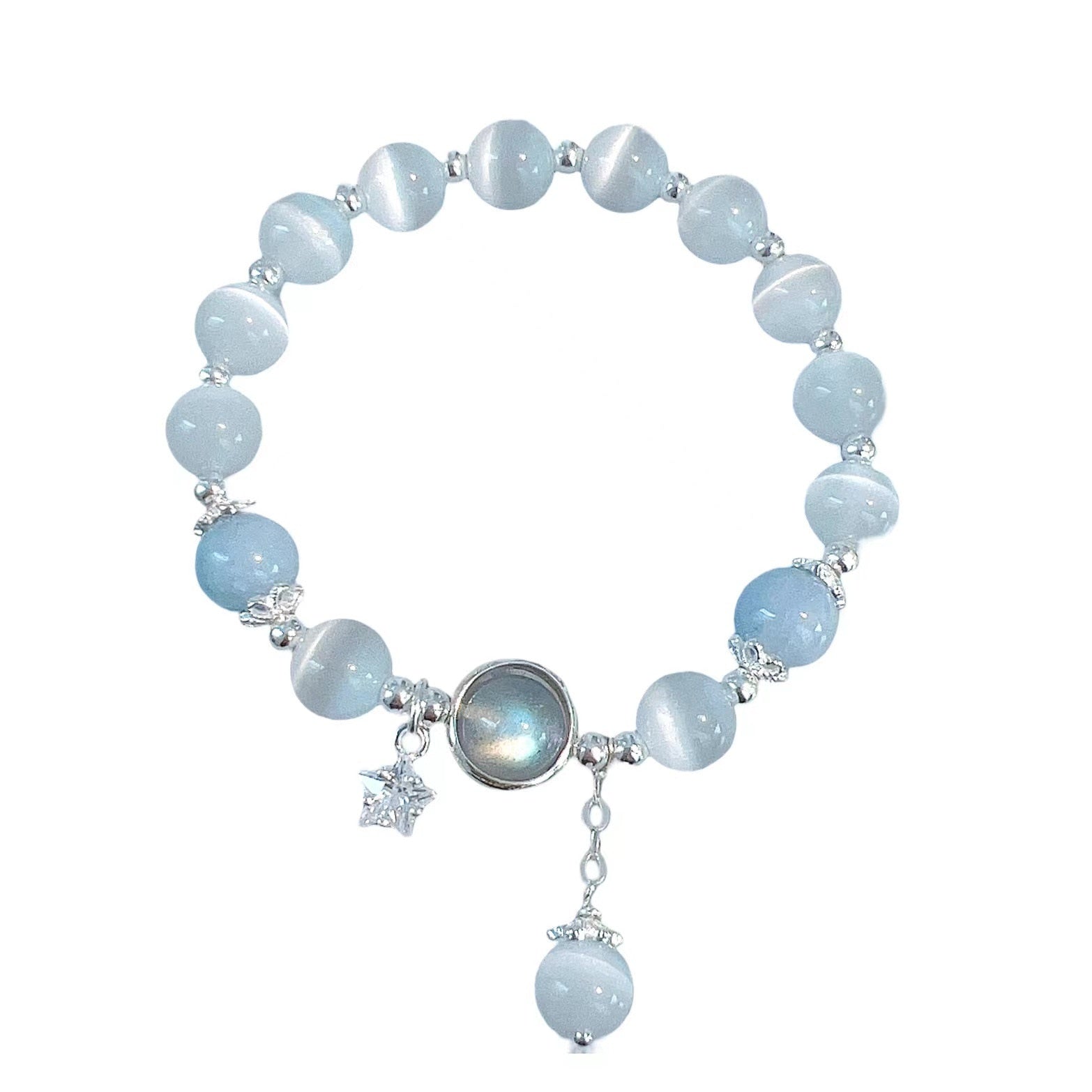 Opal Frozen Crystal Bracelet
