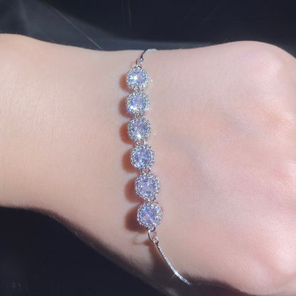 Hexad Zircon Bracelet