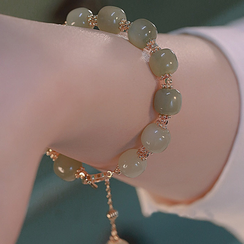Jade Bead Bracelet