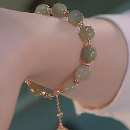 Jade Bead Bracelet