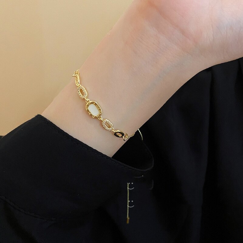 Gold Link Bracelet