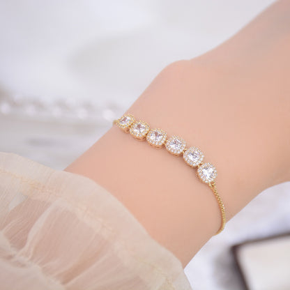 Hexad Zircon Bracelet