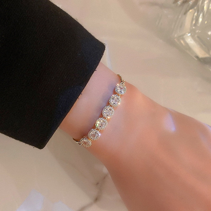Hexad Zircon Bracelet