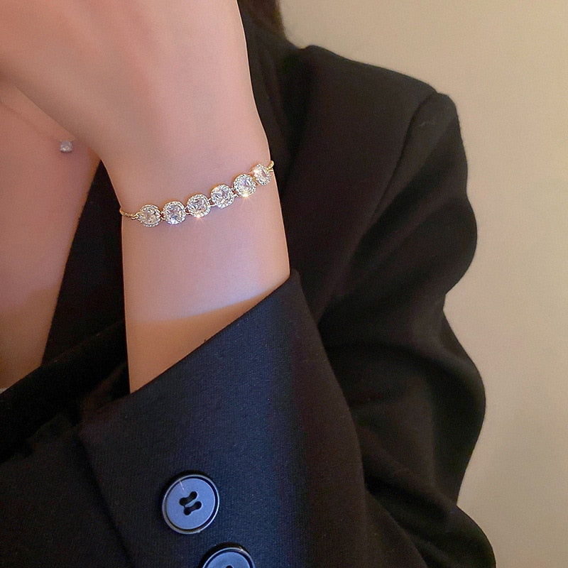 Hexad Zircon Bracelet