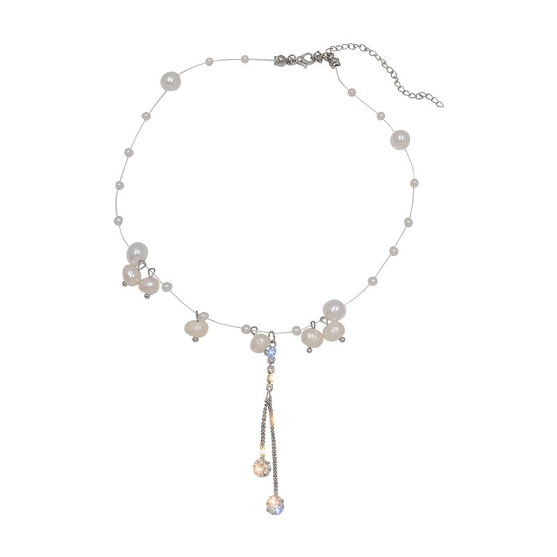 Pearl Zircon Necklace