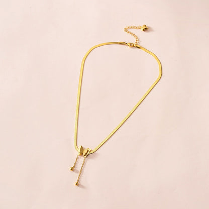 Golden Butterfly Necklace