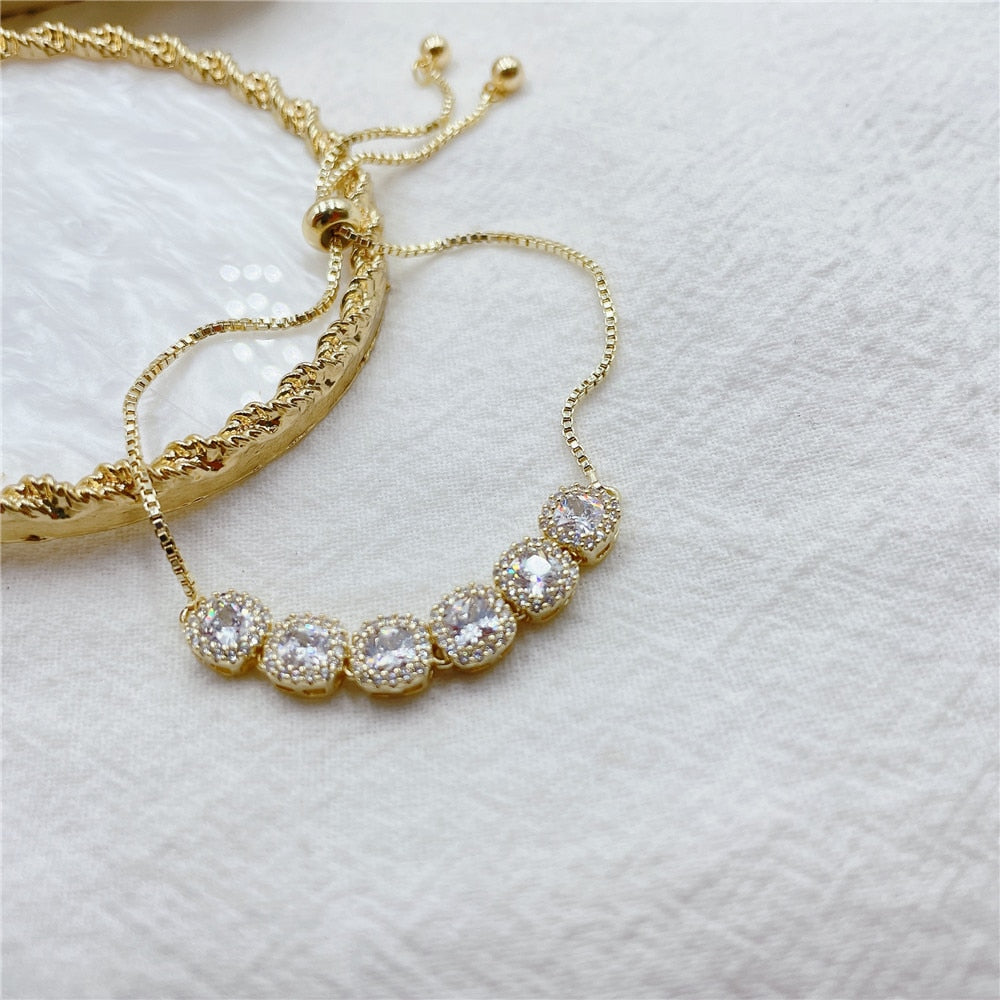 Hexad Zircon Bracelet