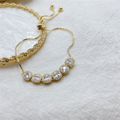 Hexad Zircon Bracelet