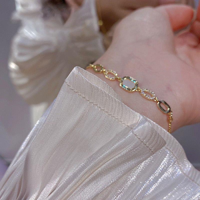 Gold Link Bracelet