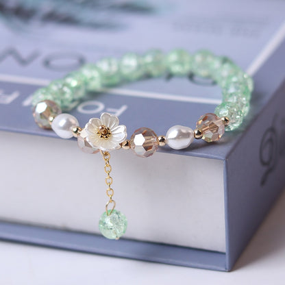 Blossom Crystal Beads Bracelet