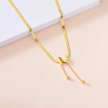 Golden Butterfly Necklace