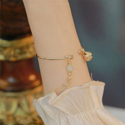 Bead Bell Tassel Bracelet