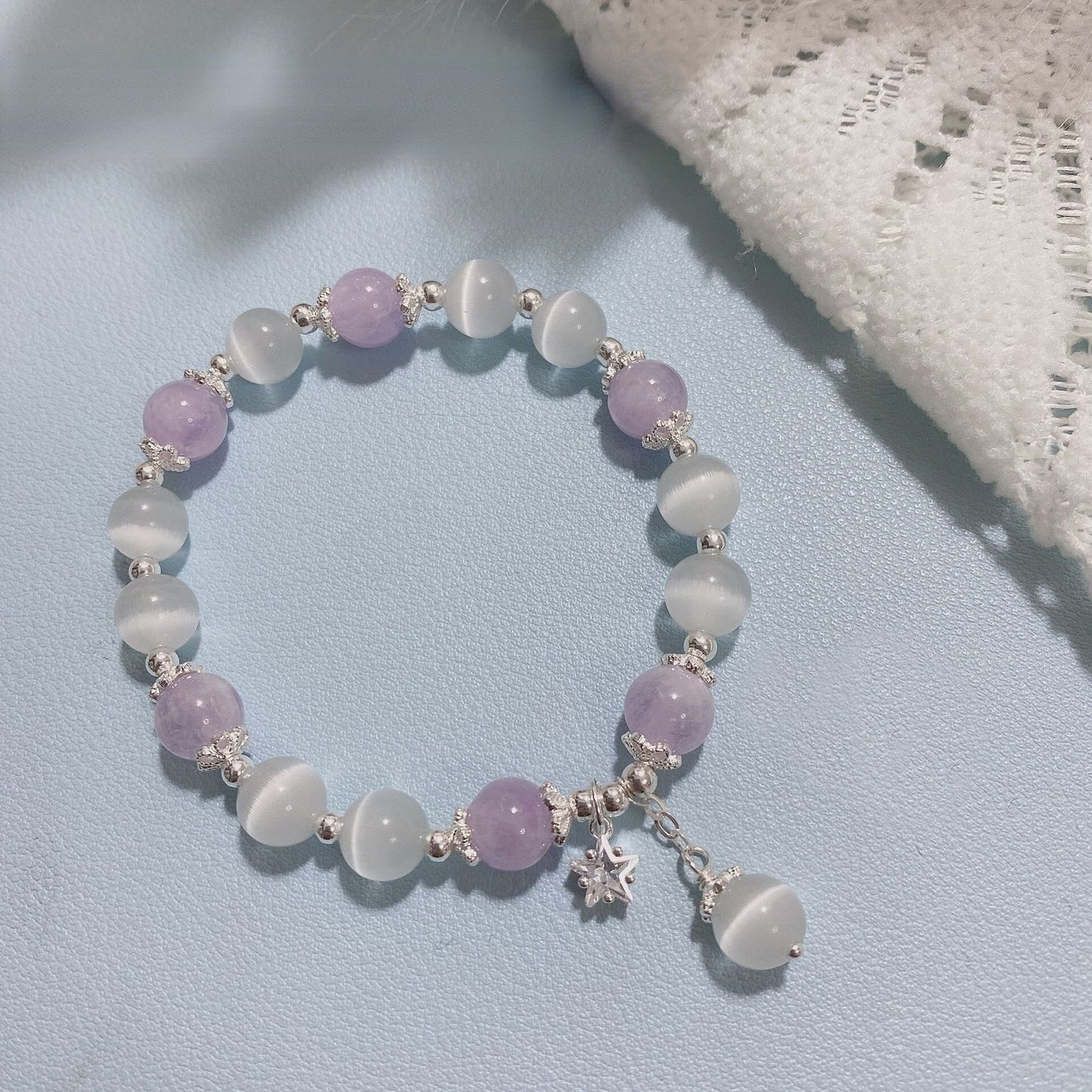 Opal Frozen Crystal Bracelet