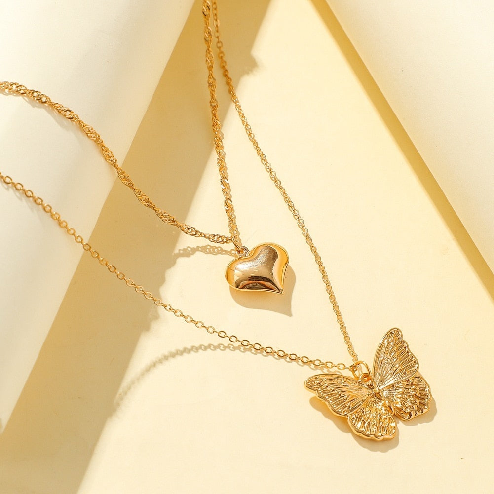 Butterfly’s Heart Necklace