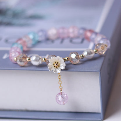 Blossom Crystal Beads Bracelet