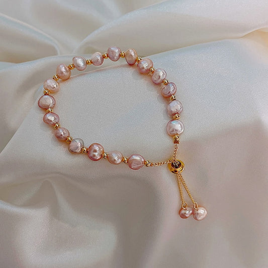 Pink Pearl Bracelet