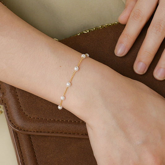 Pearl Beads Bracelet Chain