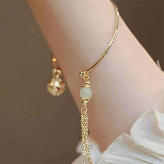 Bead Bell Tassel Bracelet